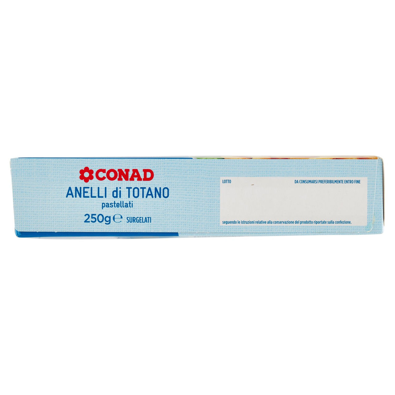 CONAD Anelli di Totano pastellati Surgelati 250 g