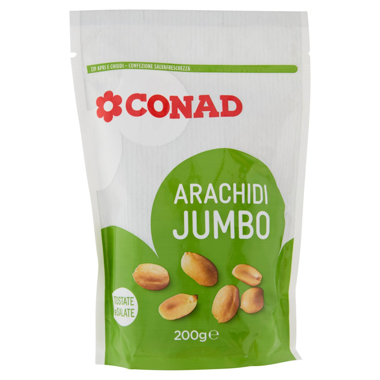 CONAD Arachidi Jumbo Tostate e Salate 200 g