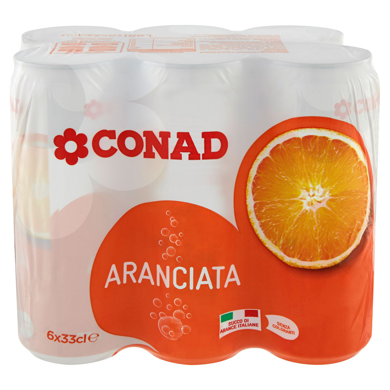 Aranciata 6 x 33 cl Conad in vendita online