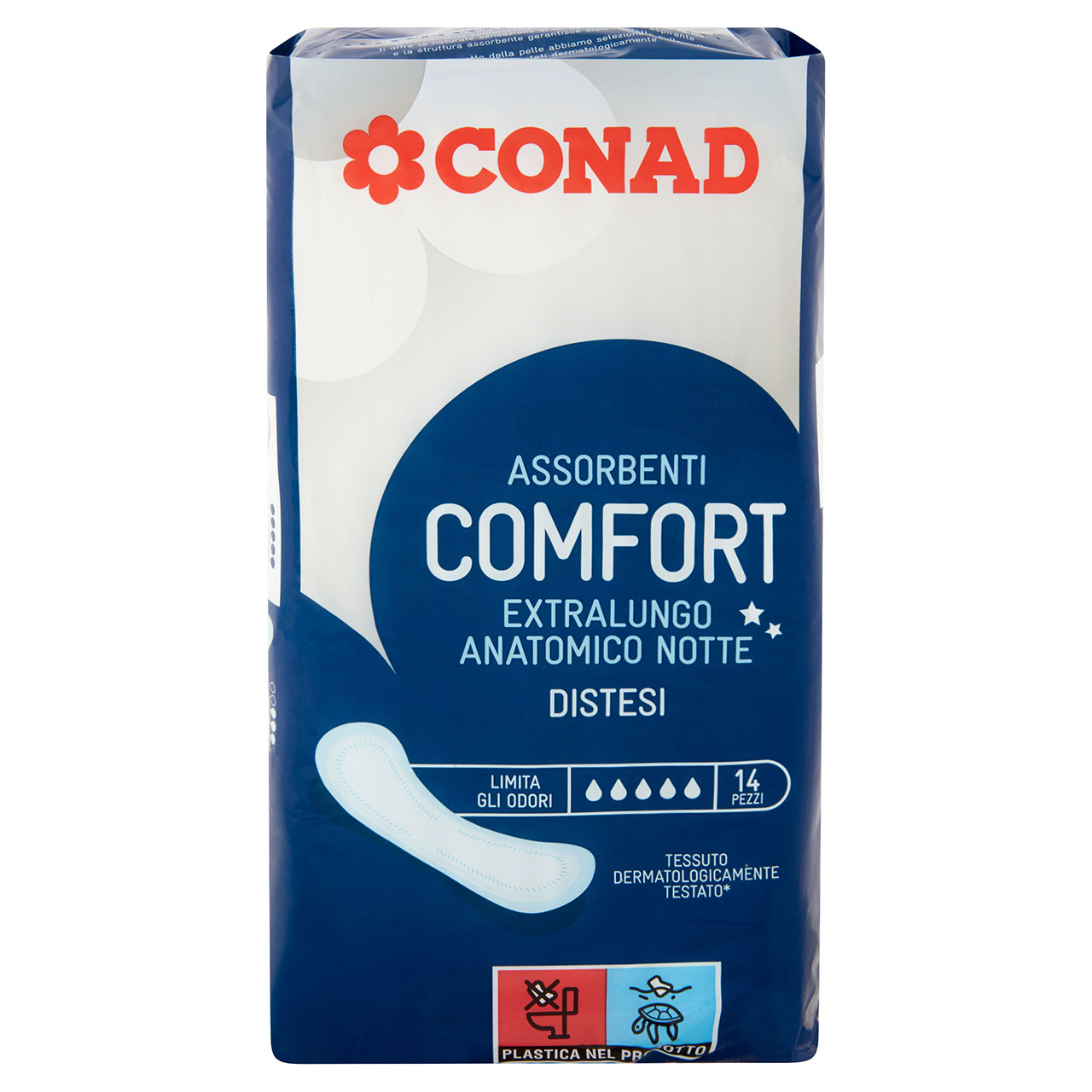 Assorbenti Notte Comfort Extralungo Classico Conad