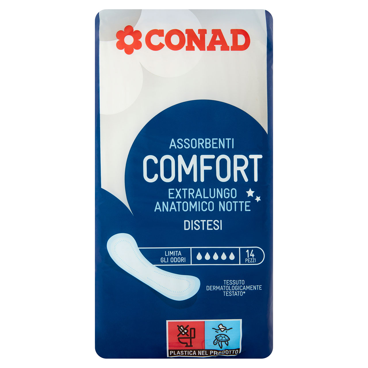 Assorbenti Notte Comfort Extralungo Classico Conad