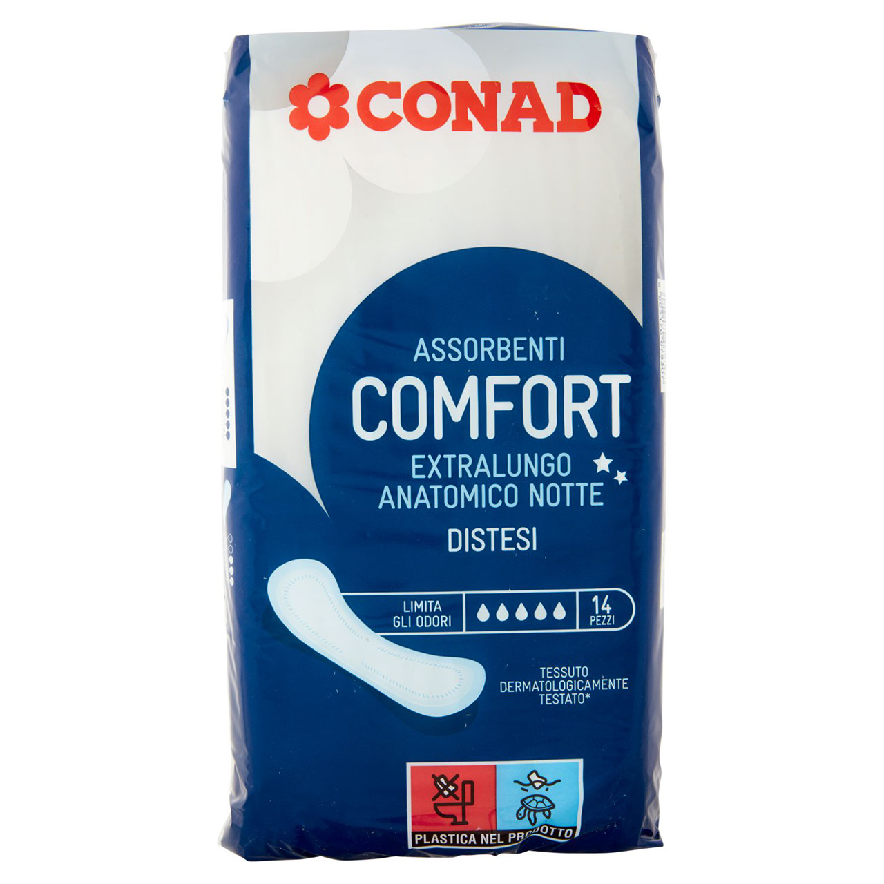 Assorbenti Notte Comfort Extralungo Classico Conad