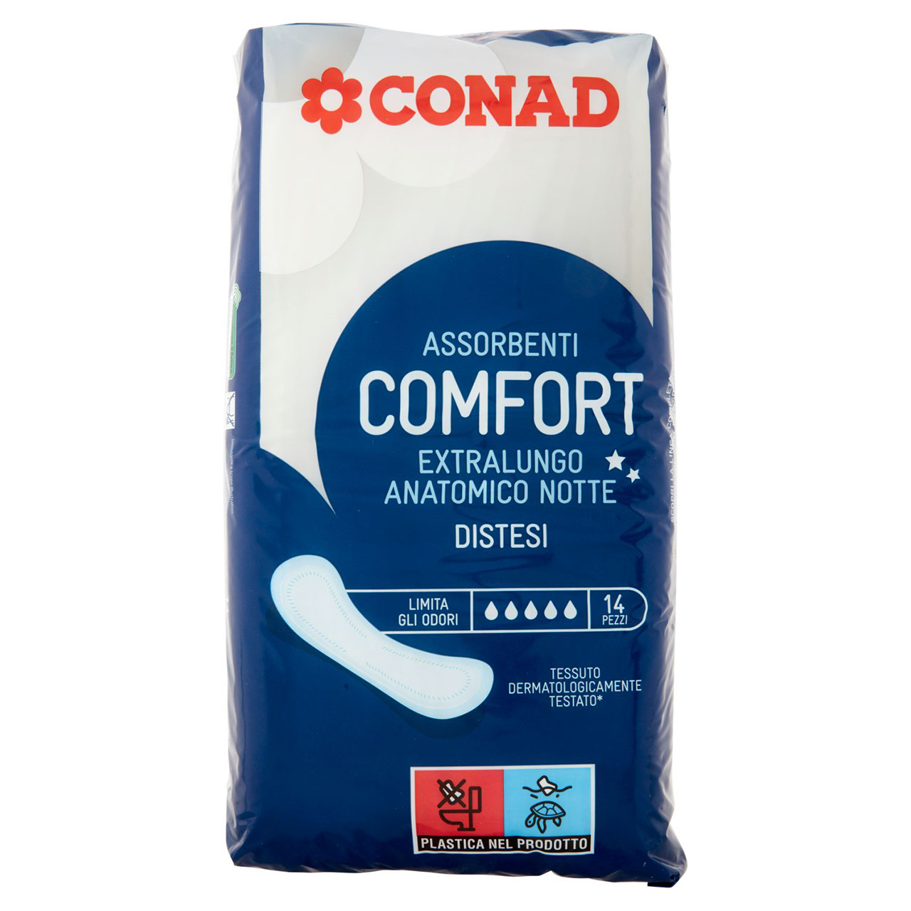 Assorbenti Notte Comfort Extralungo Classico Conad