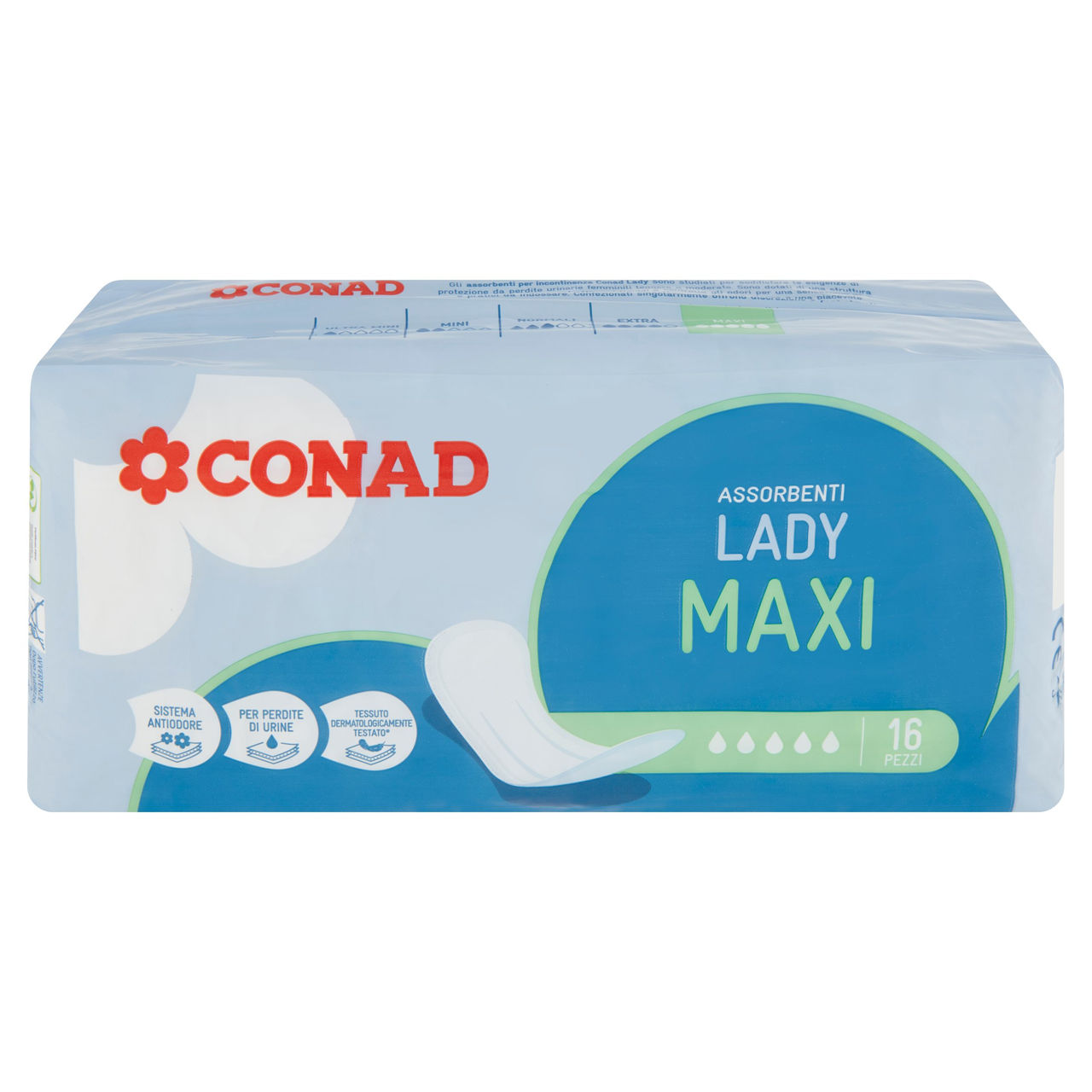 Assorbenti Lady Maxi 16 pz Conad in vendita online