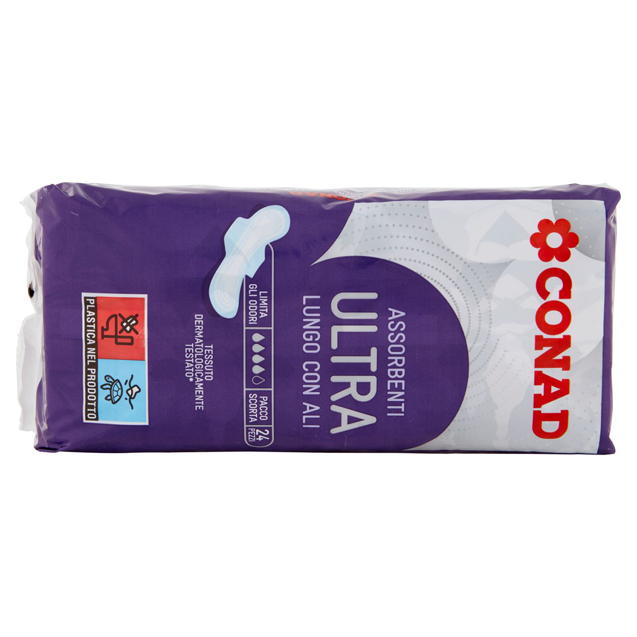 Assorbenti Ultra Lungo con Ali 24 pz Conad