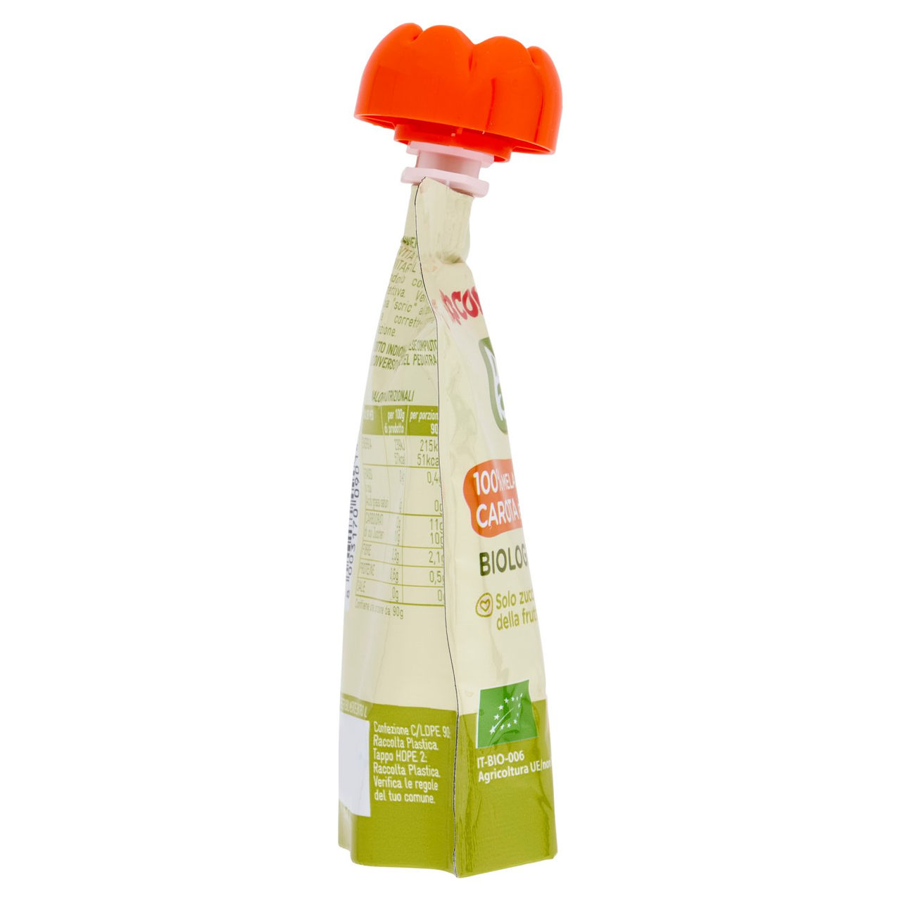 CONAD Baby 100% Mela, Banana, Carota e Mango Biologica 90 g