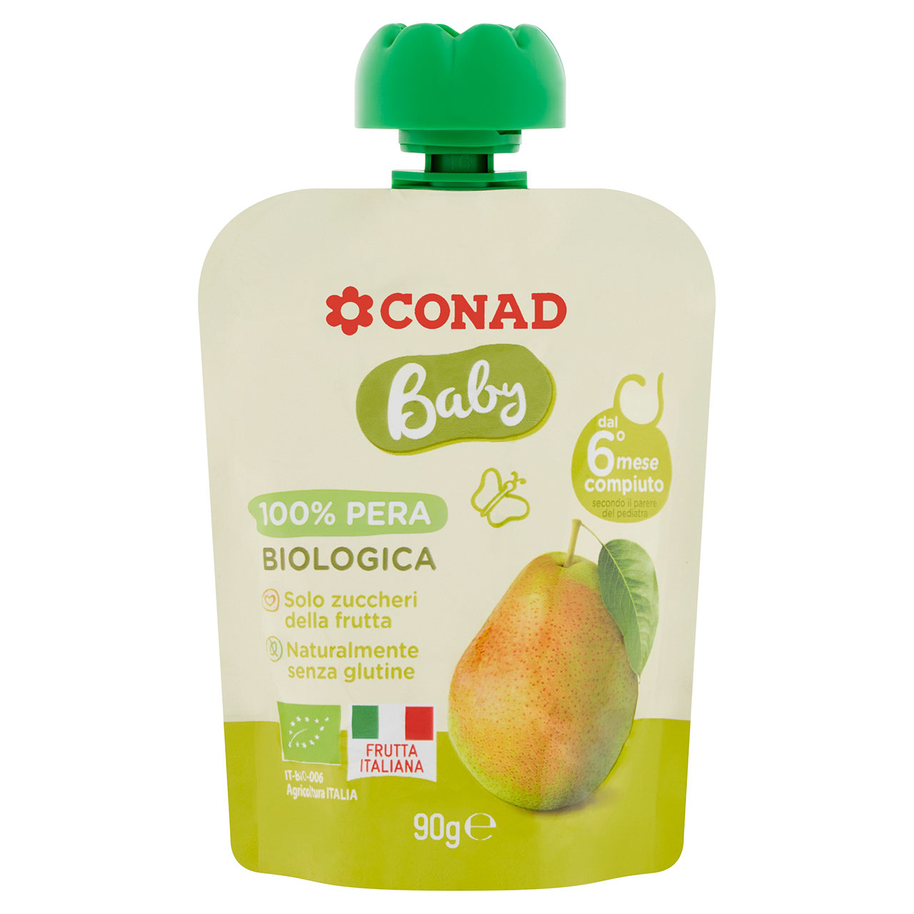 Baby 100% Pera Biologica 90 g Conad online