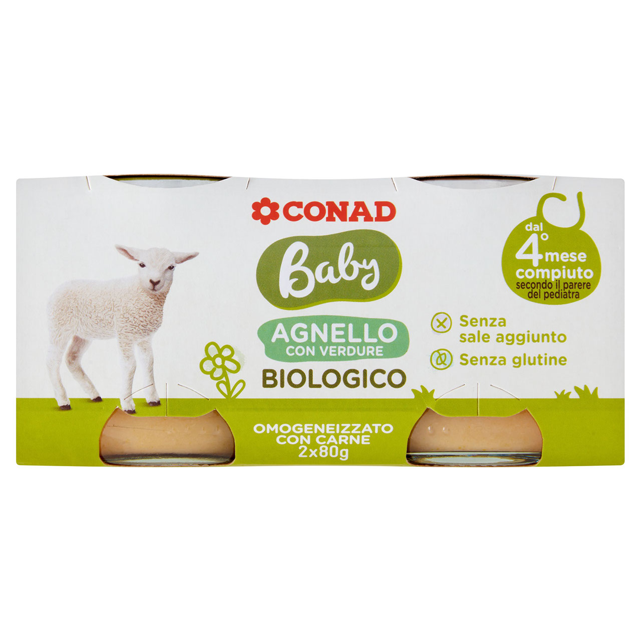 Baby Agnello con Verdure Biologico Conad online