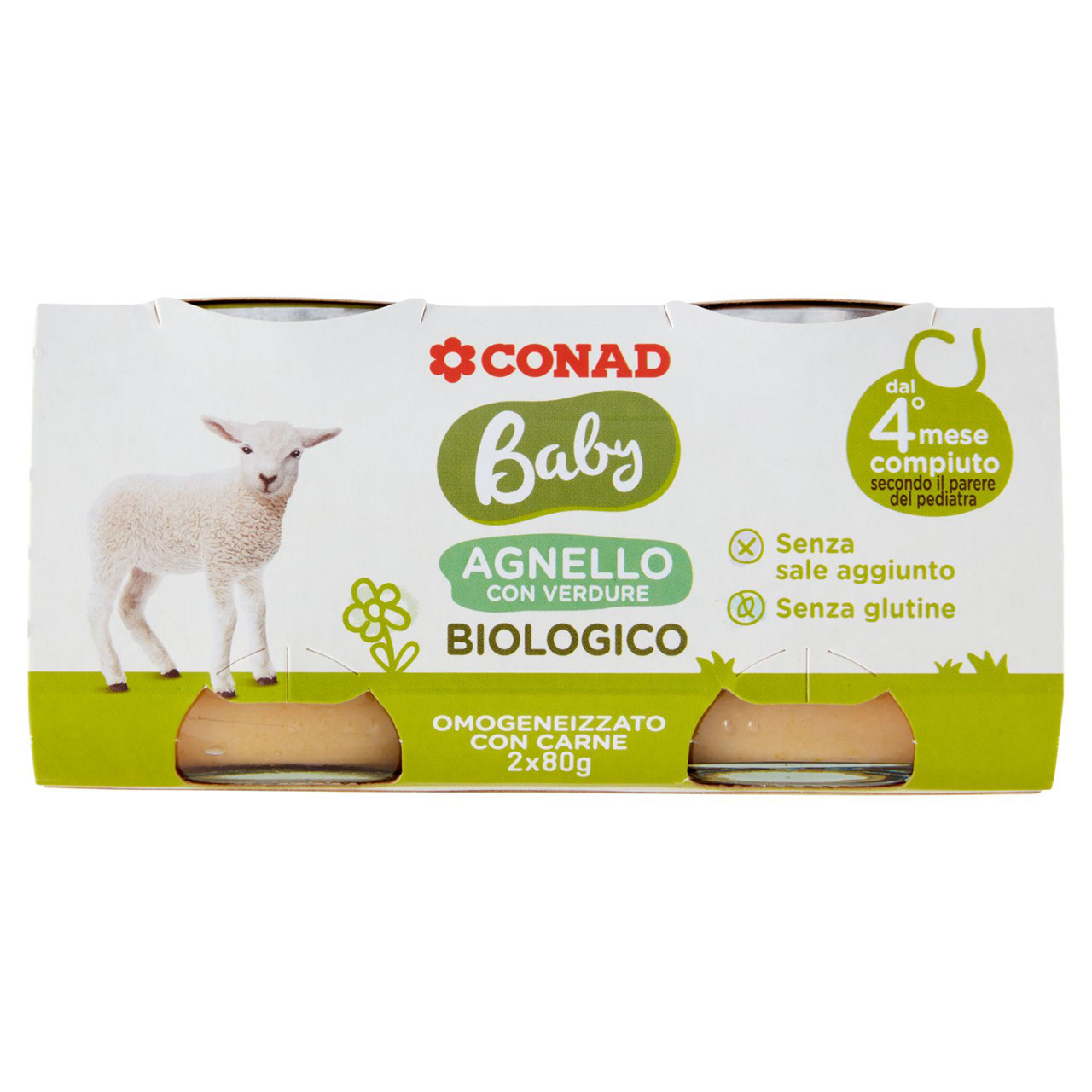 Baby Agnello con Verdure Biologico Conad online