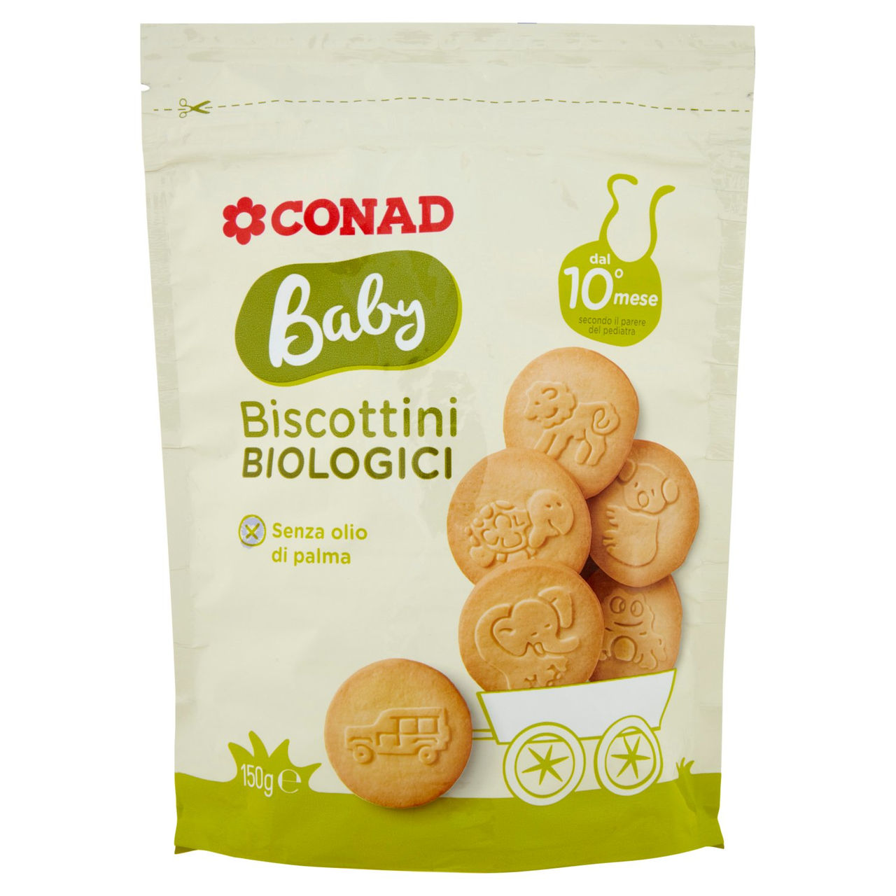 CONAD Baby Biscottini Biologici 150 g