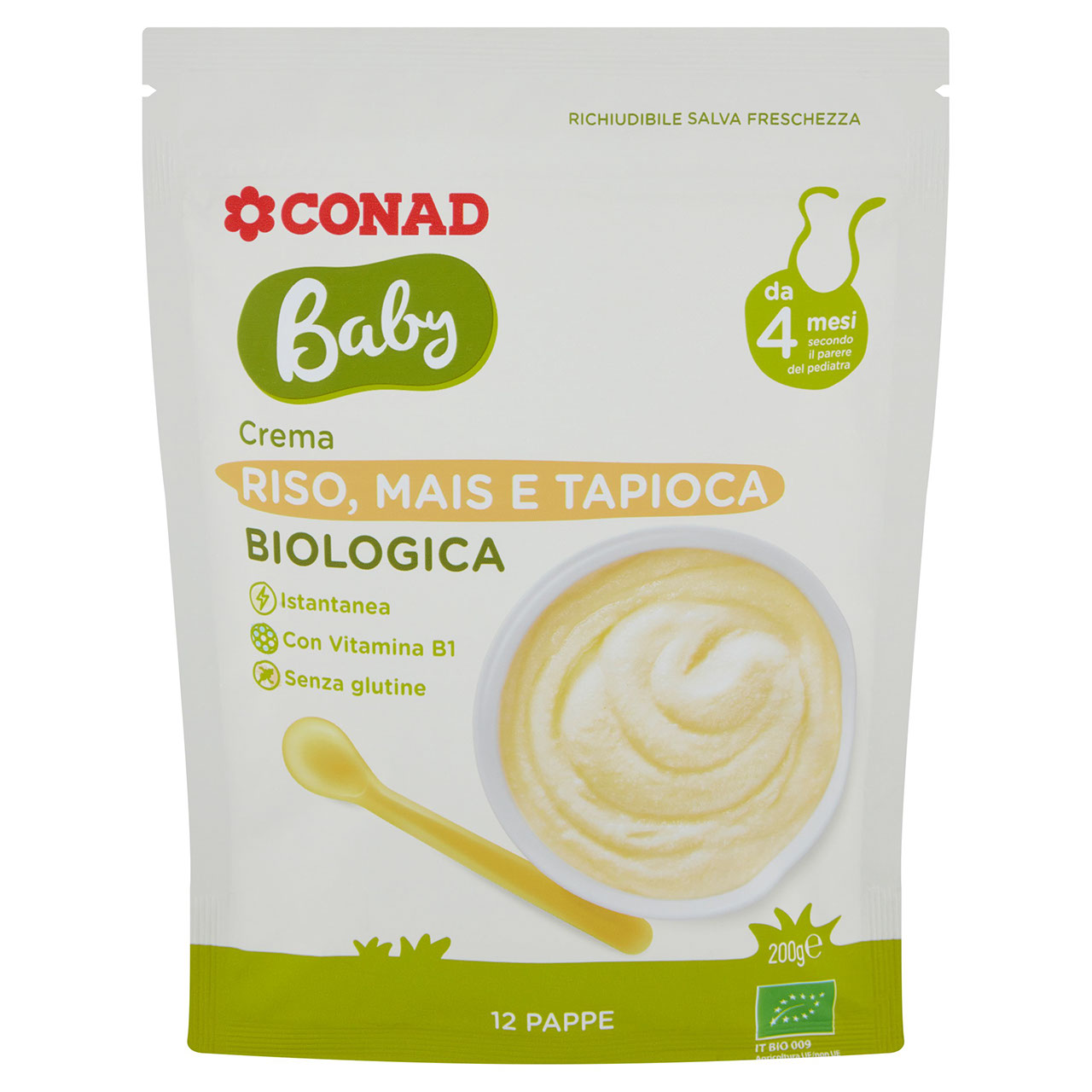 Baby Crema Riso, Mais, Tapioca Bio 200g Conad