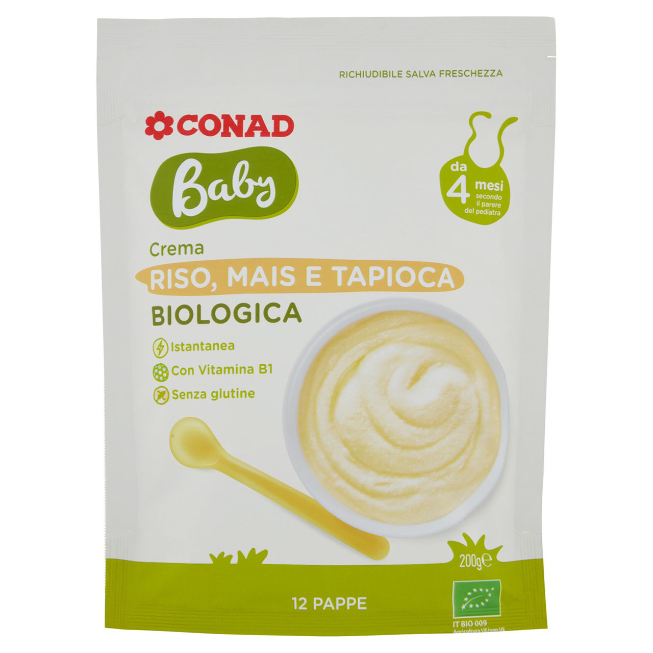 Baby Crema Riso, Mais, Tapioca Bio 200g Conad