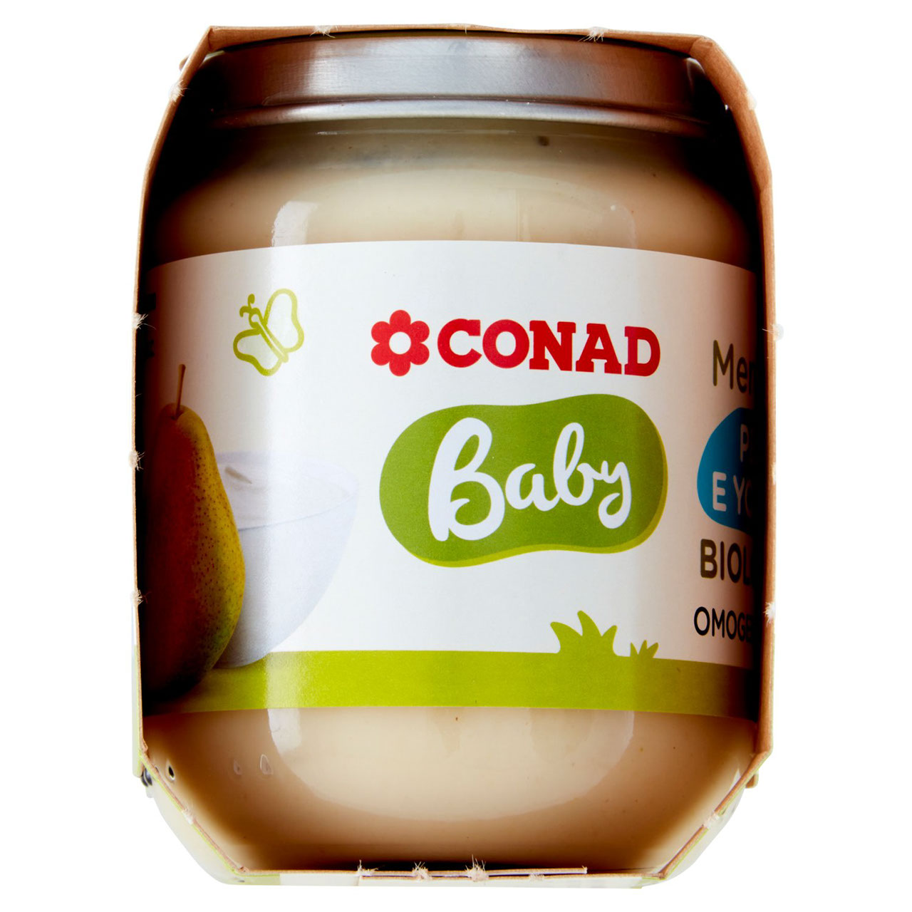 Baby Merenda Pera e Yogurt Biologico Conad