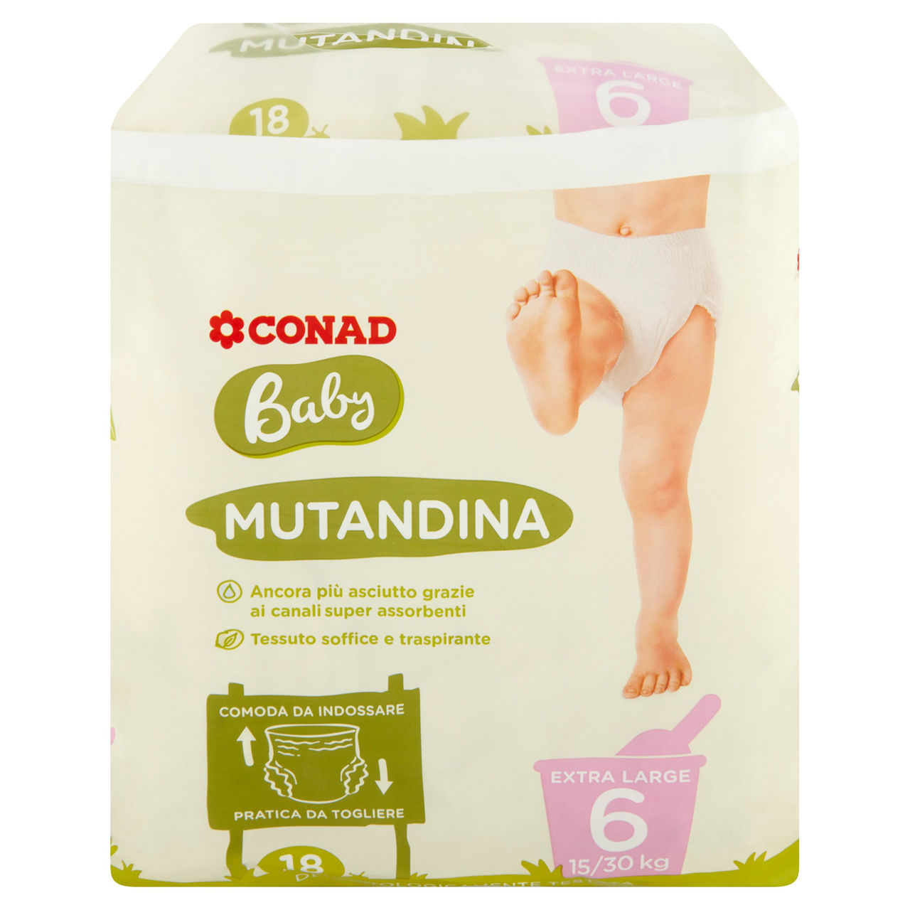 Pannolini mutandina 6 Conad in vendita online