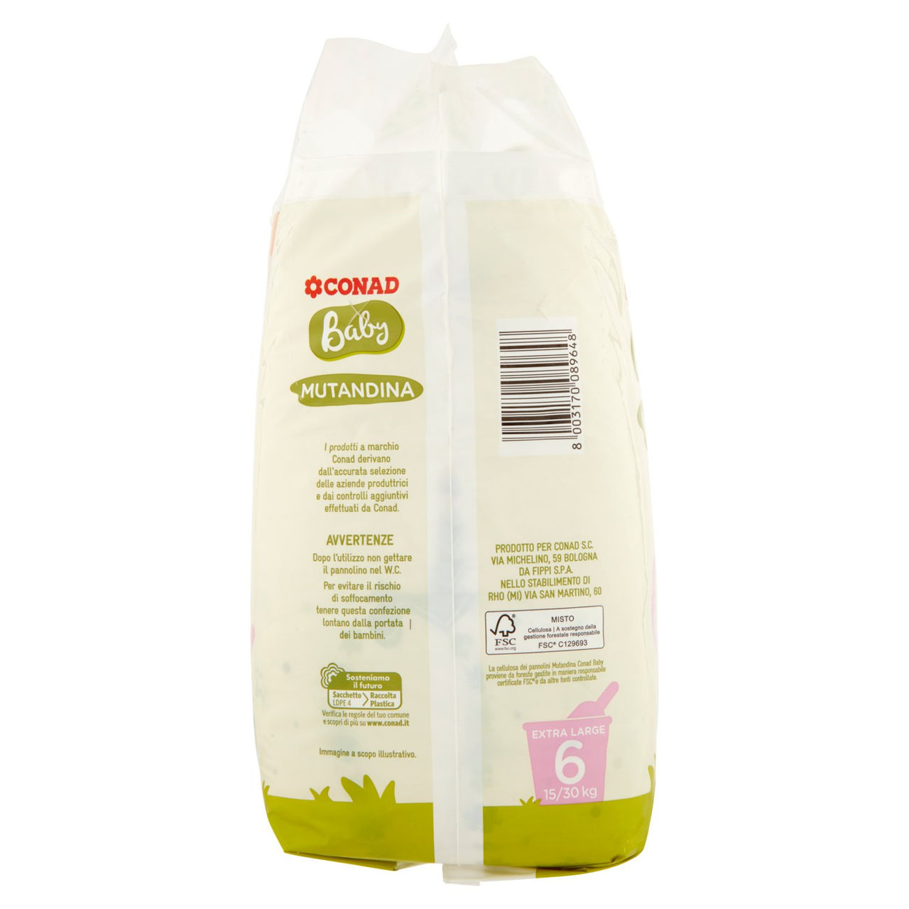 Pannolini mutandina 6 Conad in vendita online