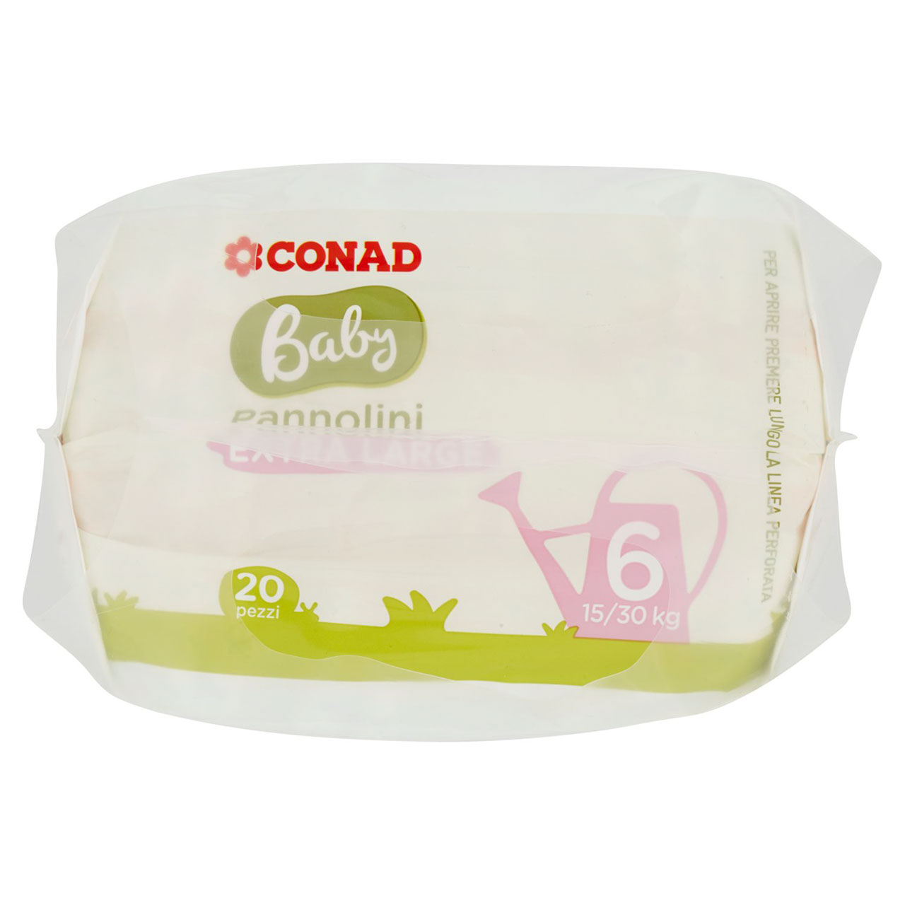 Pannolini Extralarge 15-30 kg 20 pz Conad online