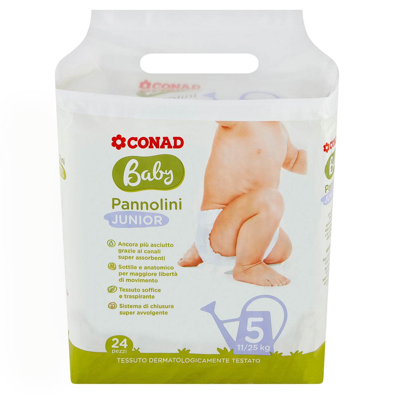 Baby Pannolini Junior 5 11/25 kg 24 pezzi Conad