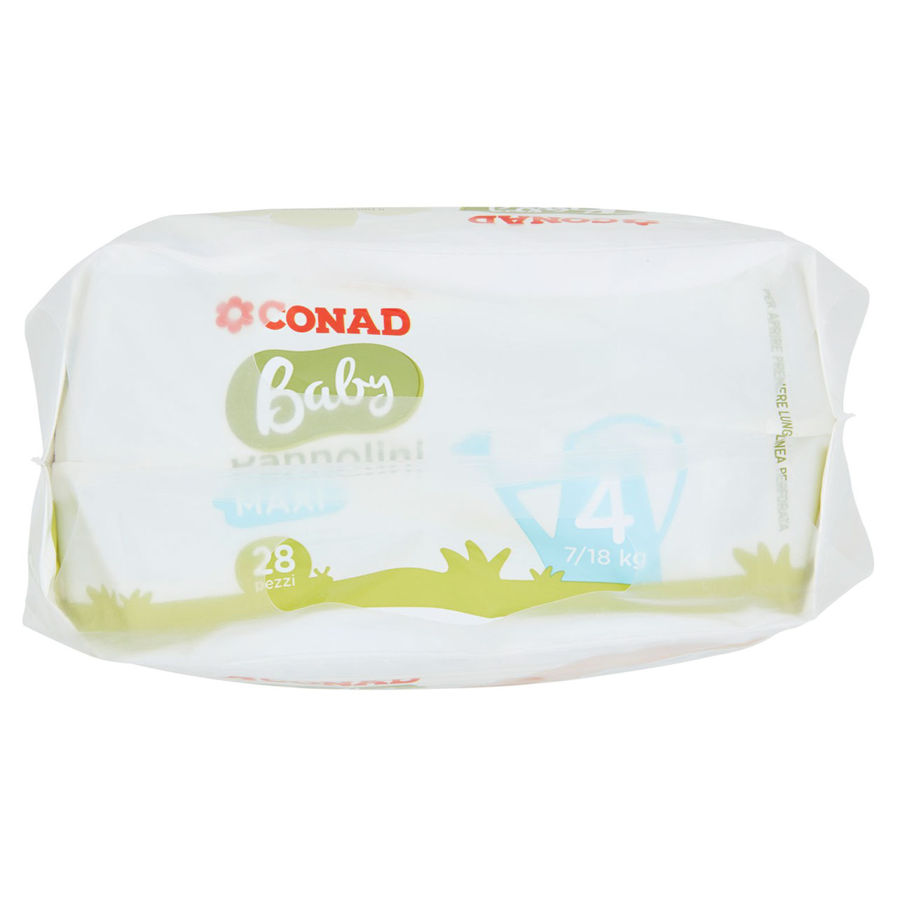 Baby Pannolini Maxi 4 7/18kg 28 pezzi Conad online