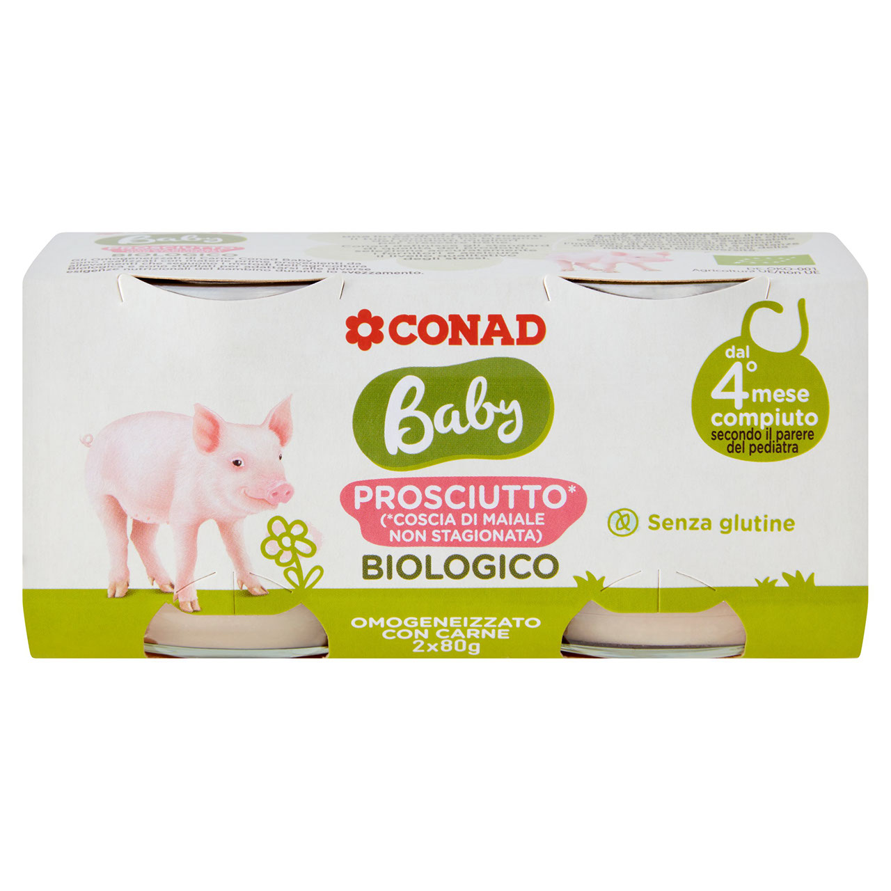 Omogeneizzato Biologico Prosciutto* Baby Conad