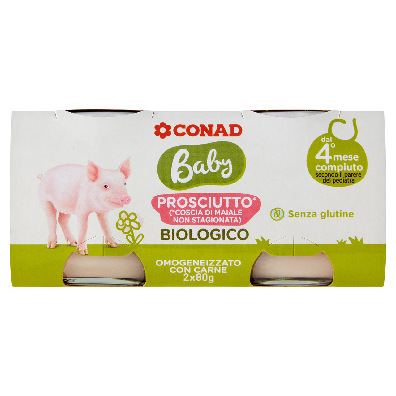 Omogeneizzato Biologico Prosciutto* Baby Conad