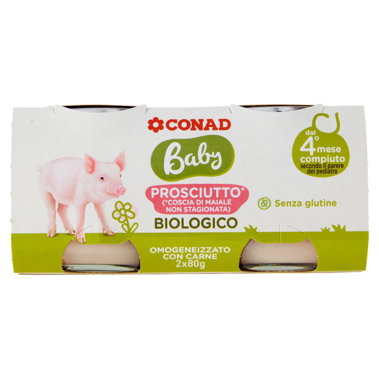 Omogeneizzato Biologico Prosciutto* Baby Conad