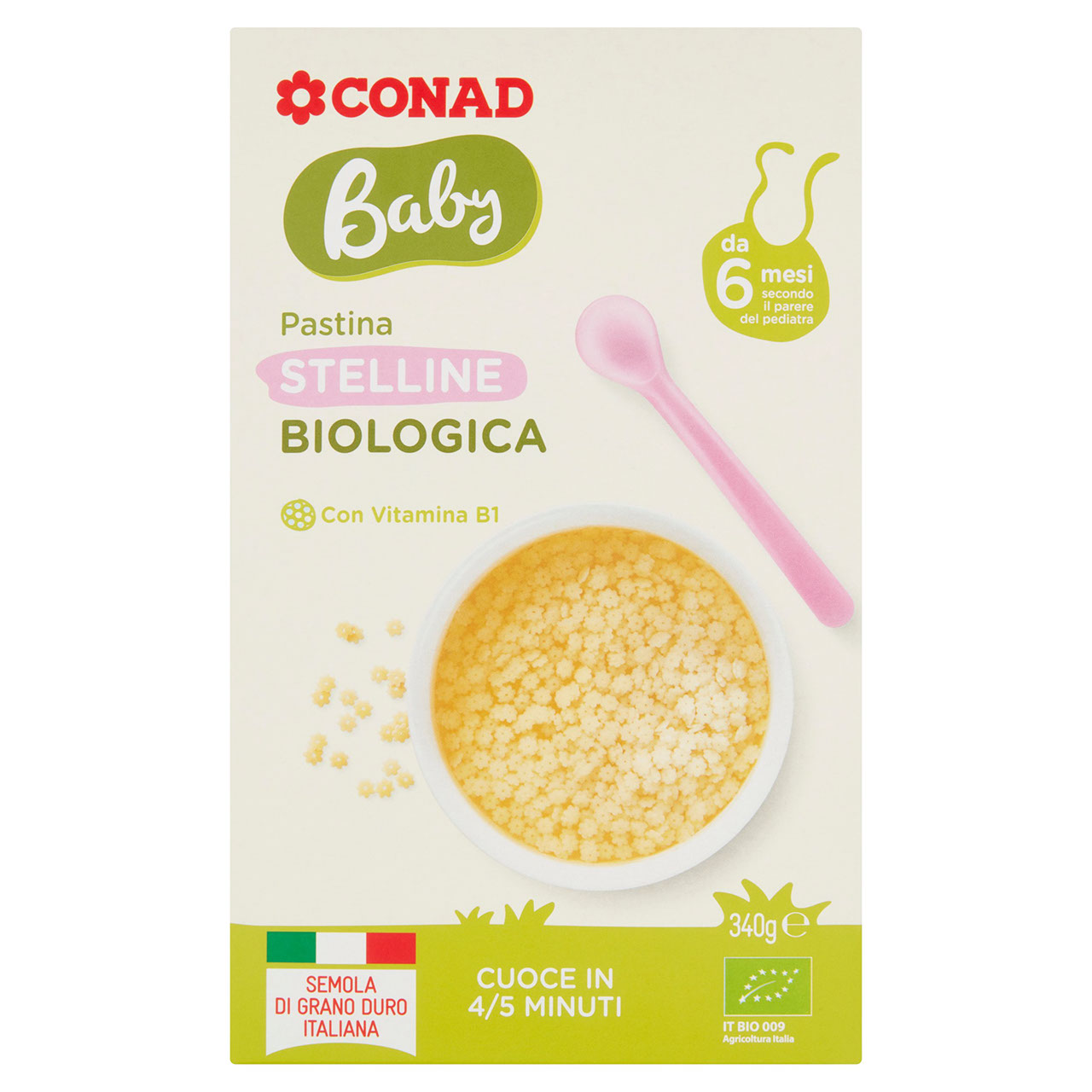 Stelline Biologiche 340 g Conad in vendita online