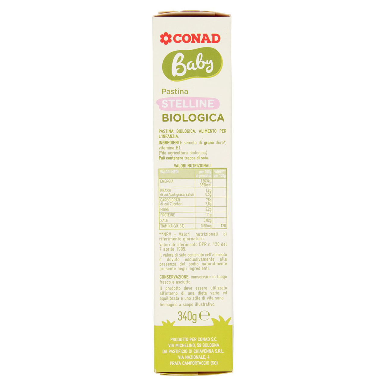 Stelline Biologiche 340 g Conad in vendita online