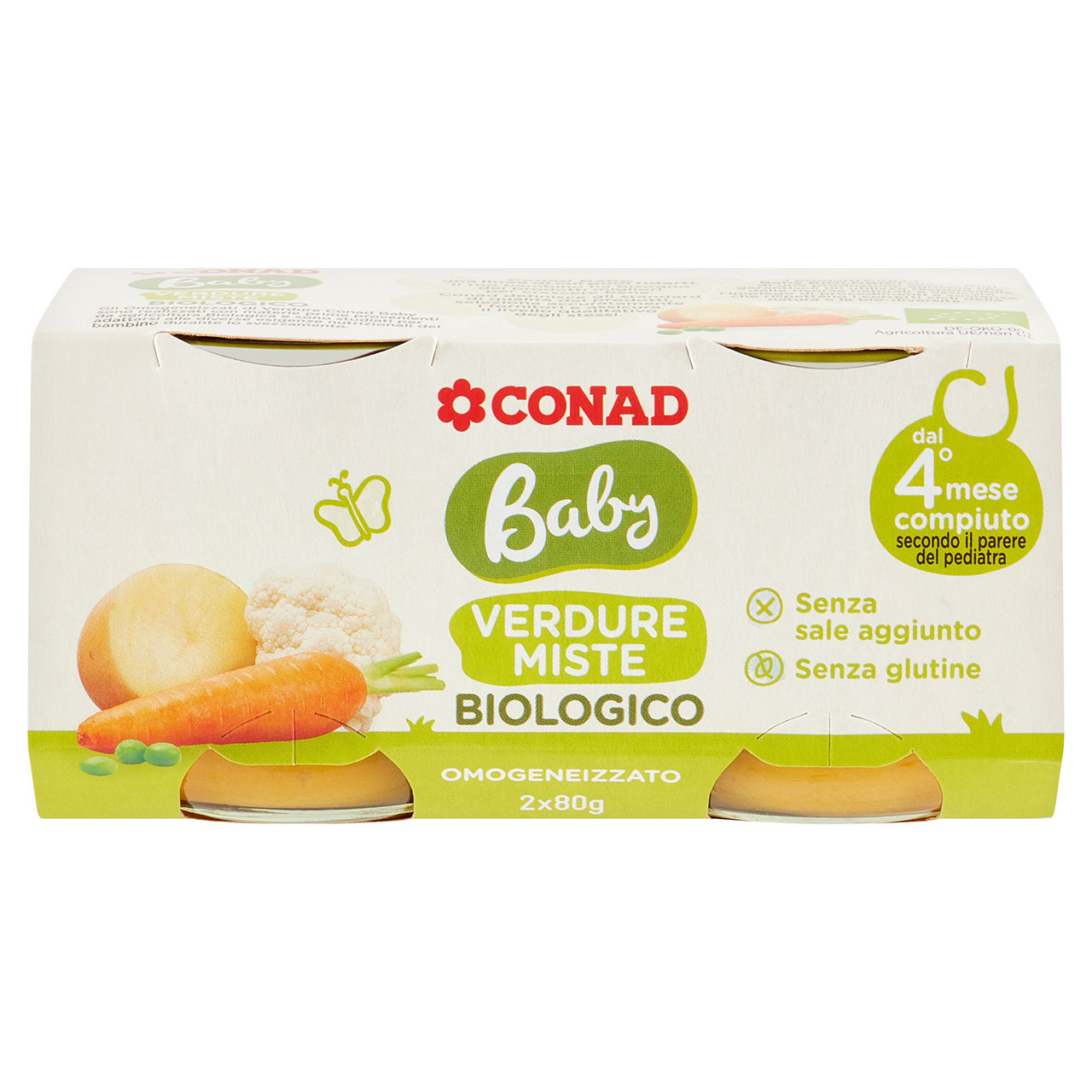 Baby Verdure Miste Biologico Omogeneizzato Conad