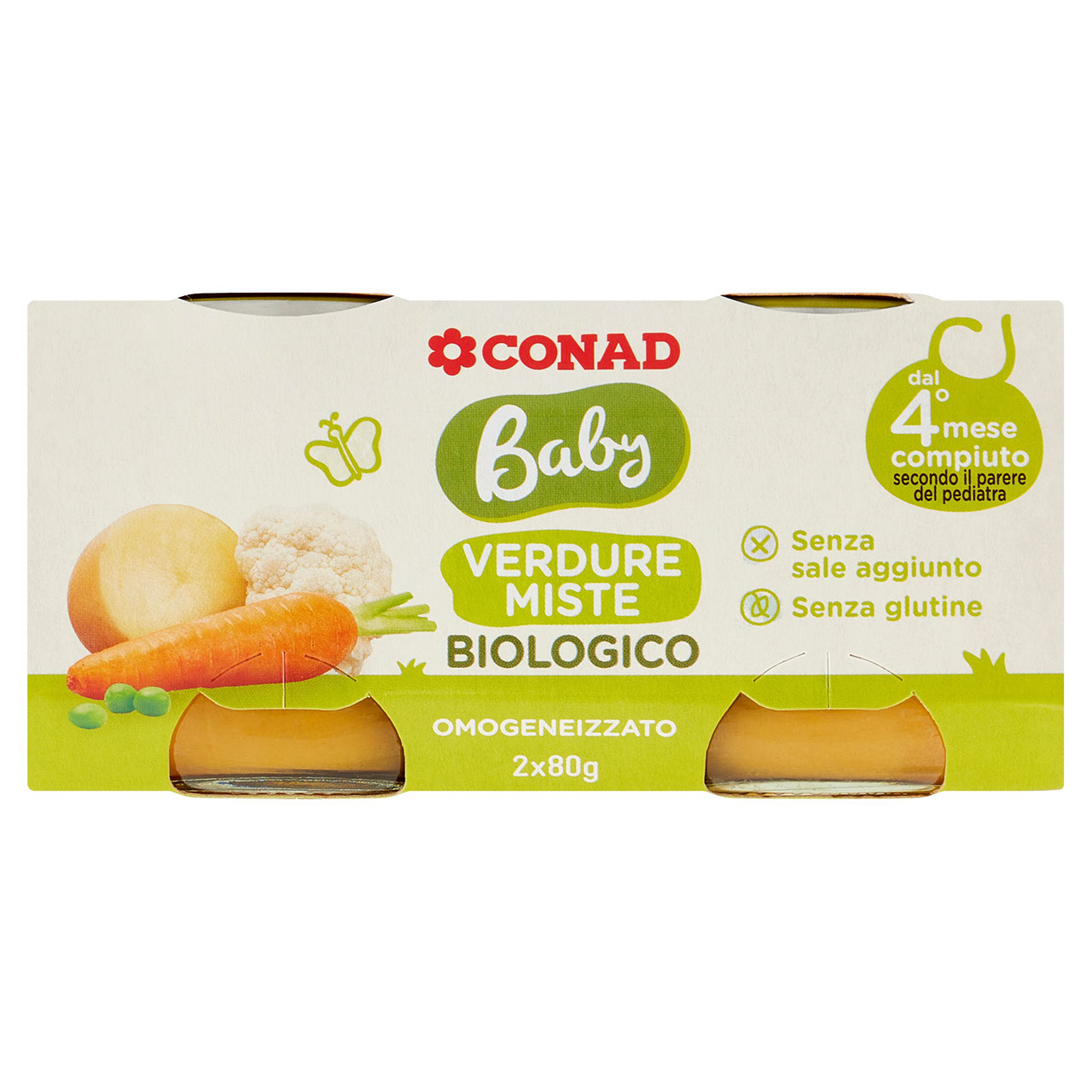 Baby Verdure Miste Biologico Omogeneizzato Conad