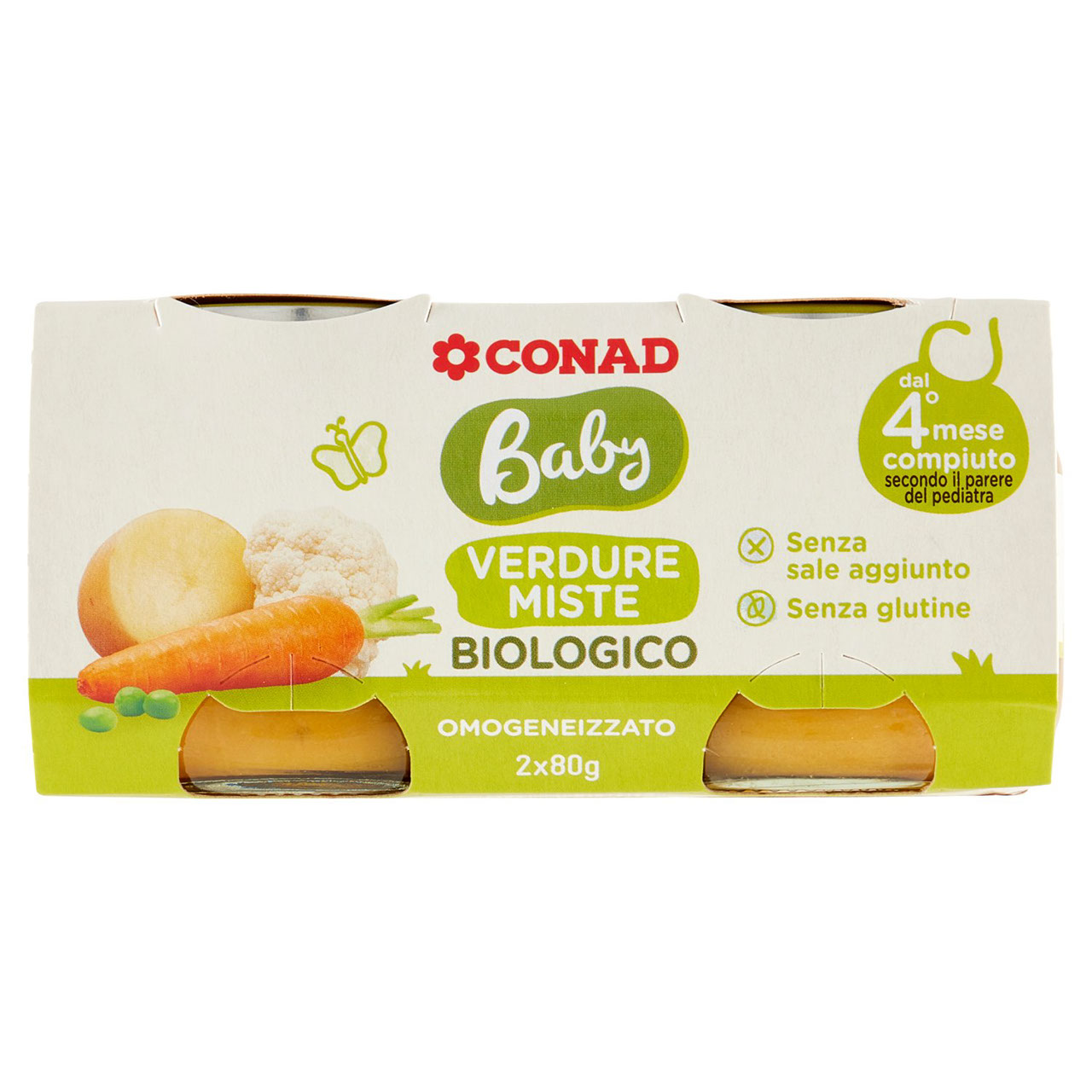 Baby Verdure Miste Biologico Omogeneizzato Conad