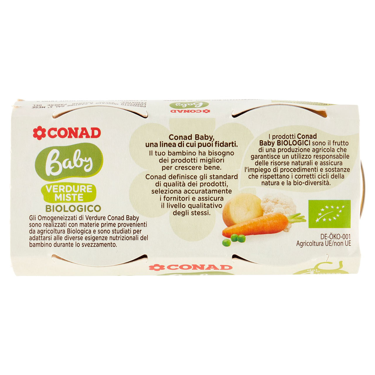 Baby Verdure Miste Biologico Omogeneizzato Conad