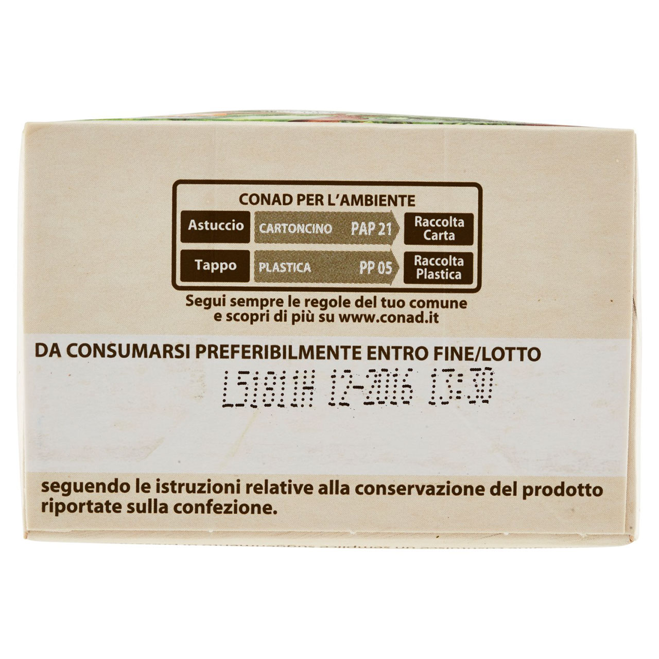 CONAD Basilico tritato Surgelato 50 g