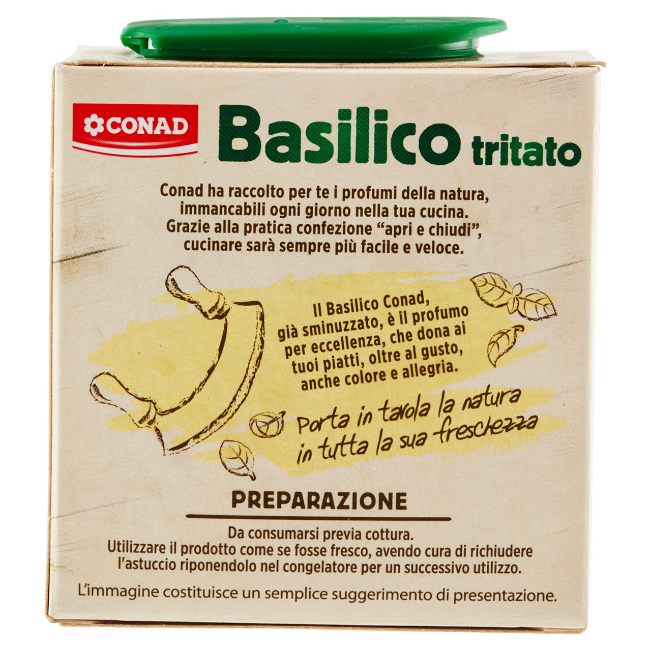 CONAD Basilico tritato Surgelato 50 g