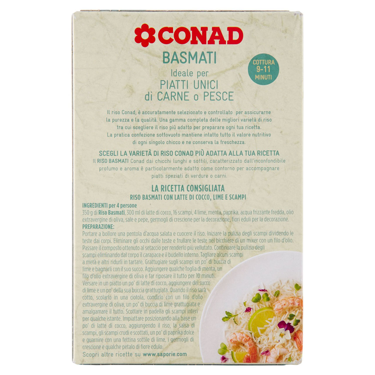 Basmati 500 g Conad in vendita online