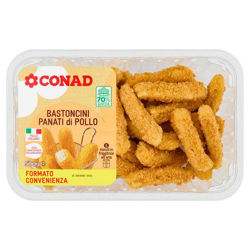 CONAD Bastoncini Panati di Pollo 500 g