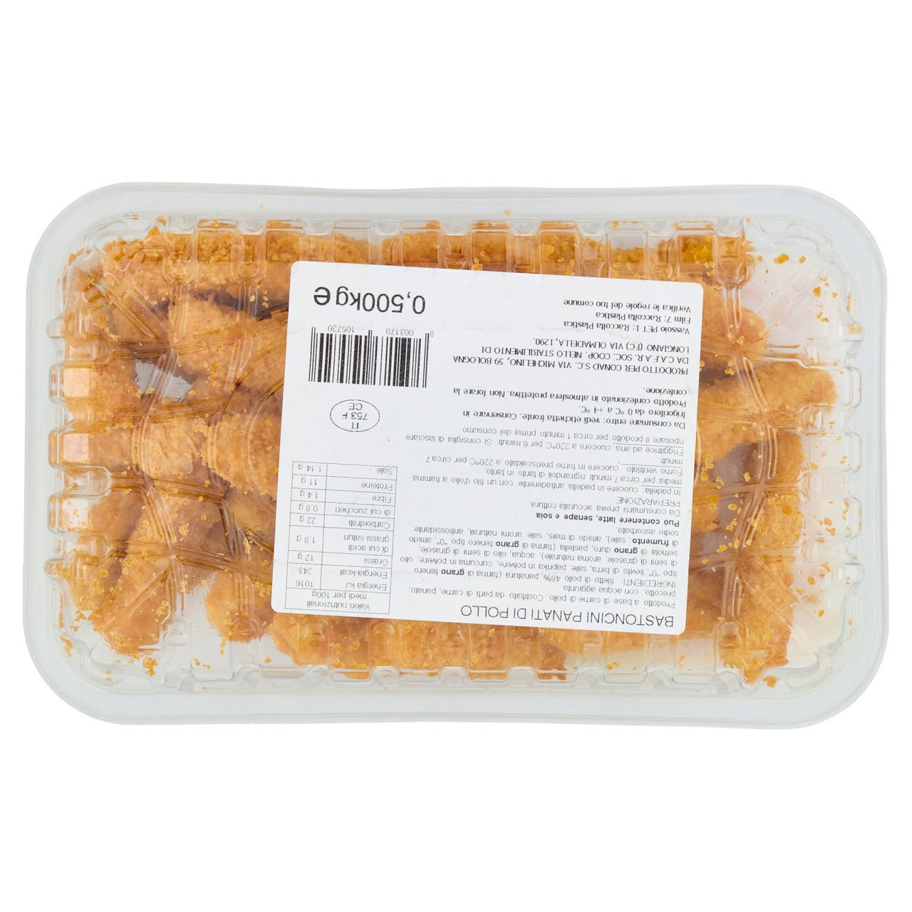 CONAD Bastoncini Panati di Pollo 500 g