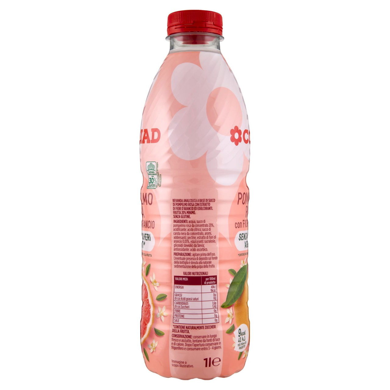 Pompelmo Rosa con Fiori d'Arancio 1 l Conad