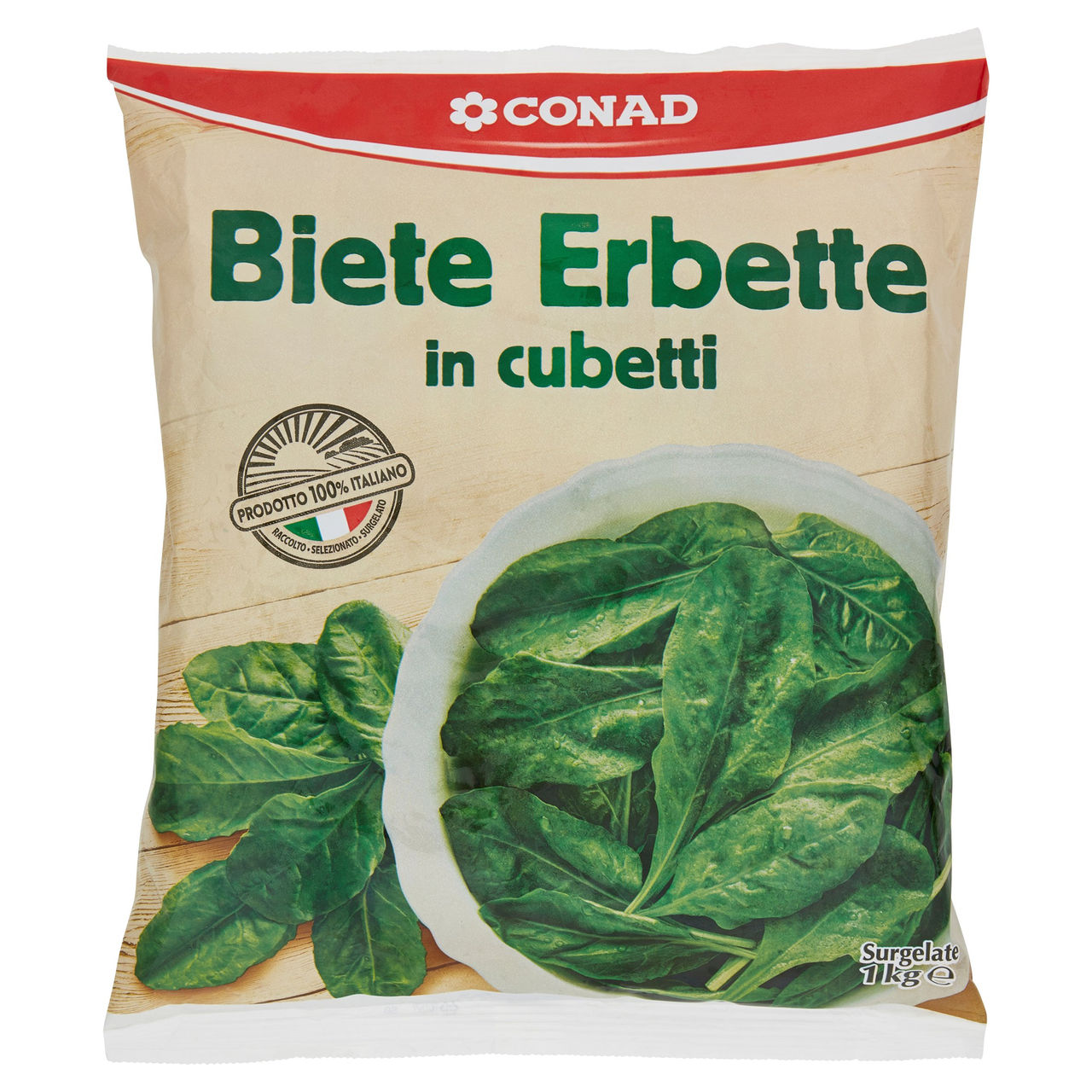 CONAD Biete Erbette in cubetti Surgelate 1 kg