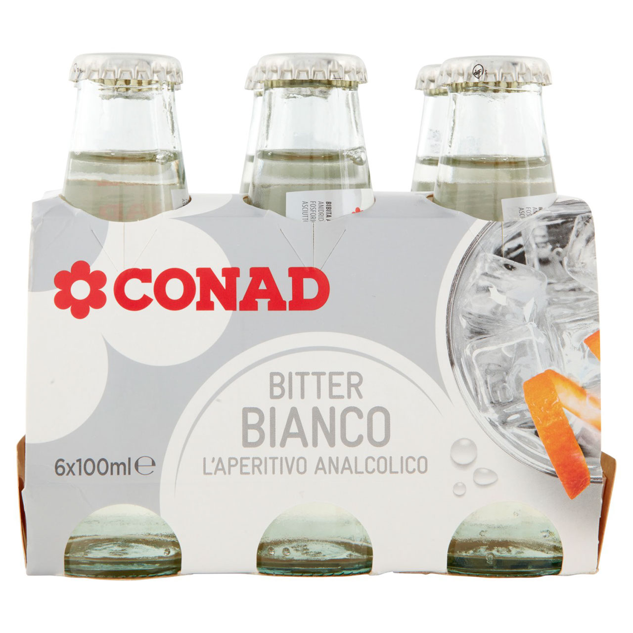 Bitter Bianco 6 x 100 ml Conad in vendita online