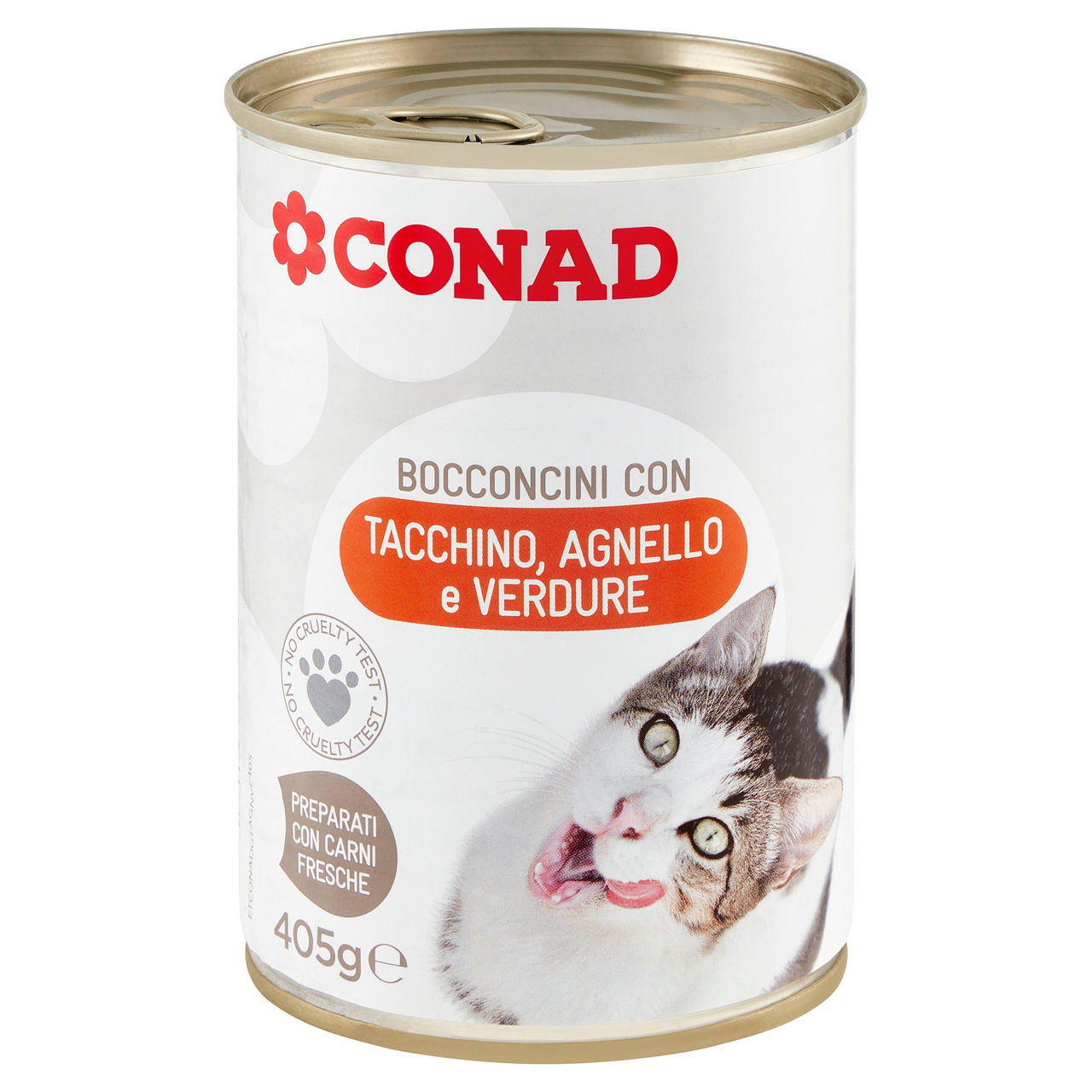 Bocconcini Tacchino, Agnello e Verdure 405 g Conad