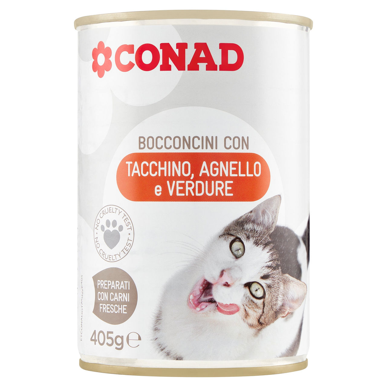 Bocconcini Tacchino, Agnello e Verdure 405 g Conad