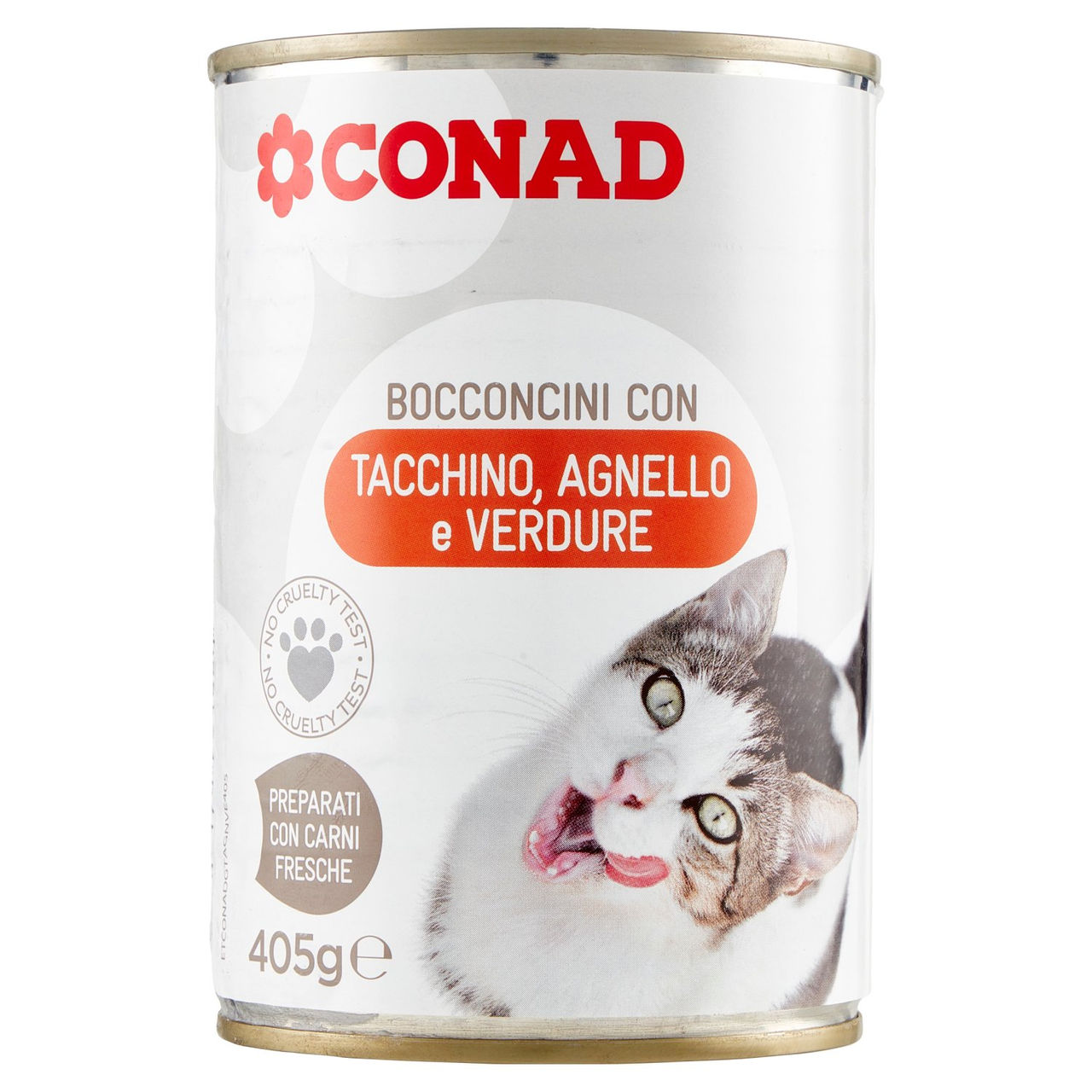 Bocconcini Tacchino, Agnello e Verdure 405 g Conad