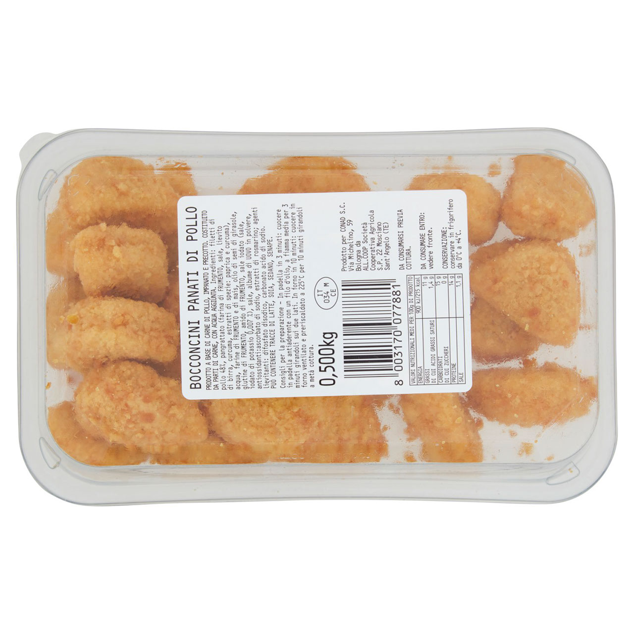 Bocconcini Panati di Pollo Conad in vendita online