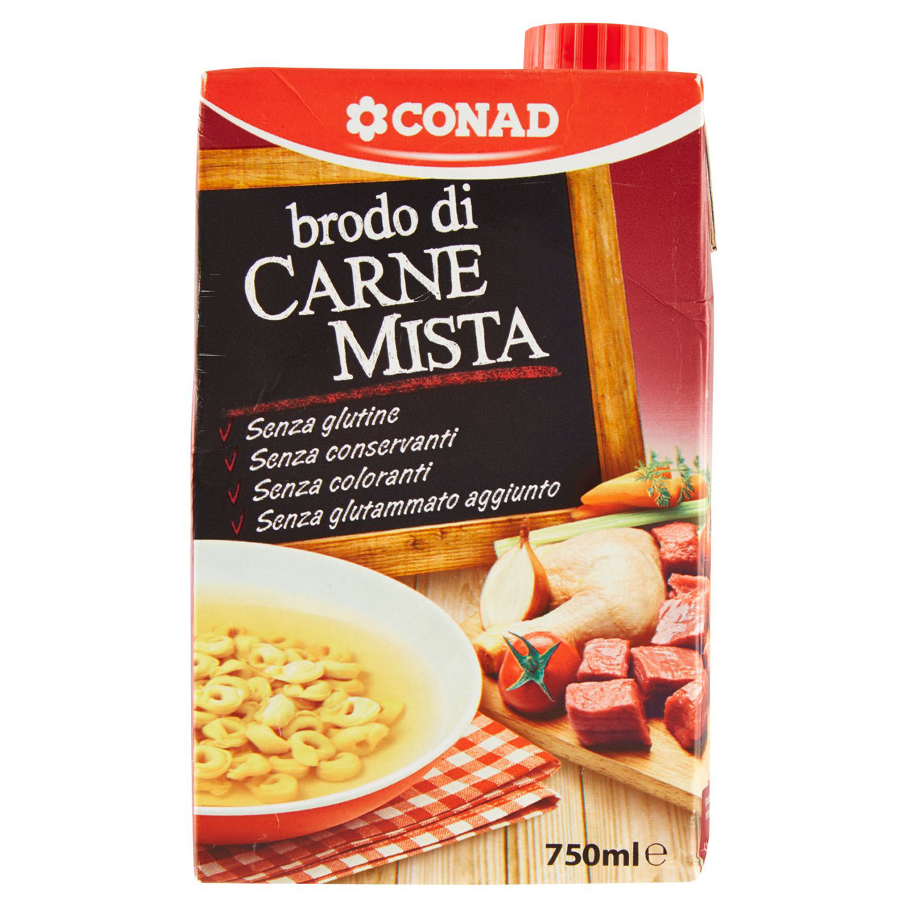 Brodo di Carne Mista 750 ml Conad