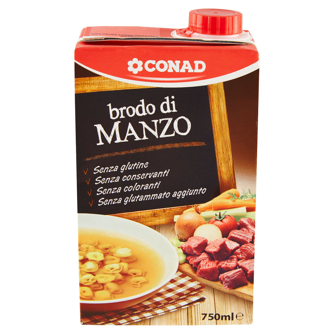 Brodo di Manzo 750 ml Conad in vendita online