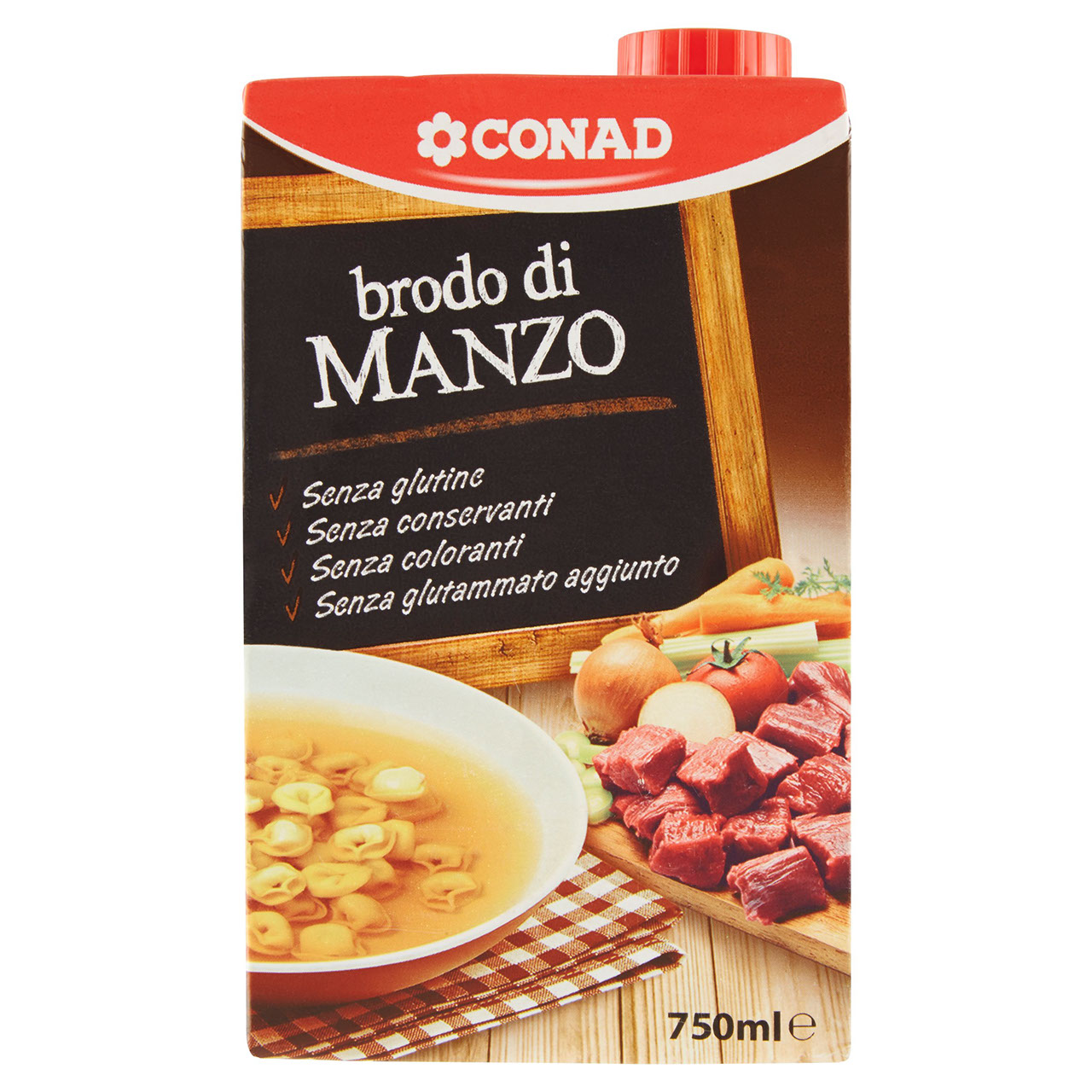 Brodo di Manzo 750 ml Conad in vendita online