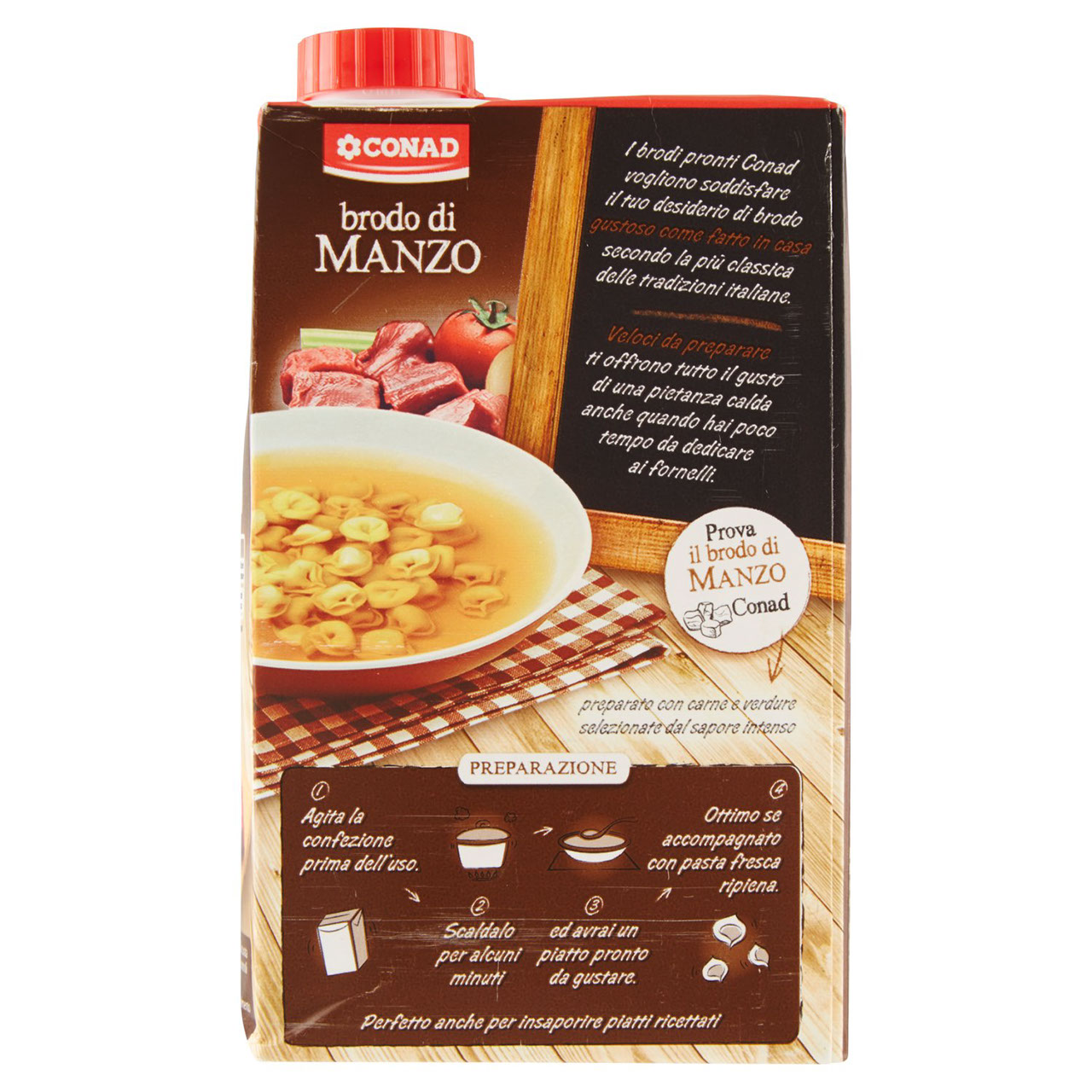 Brodo di Manzo 750 ml Conad in vendita online