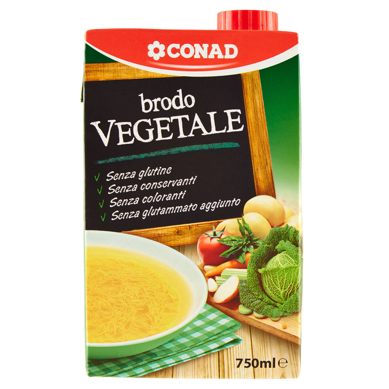 Brodo Vegetale 750 ml Conad in vendita online
