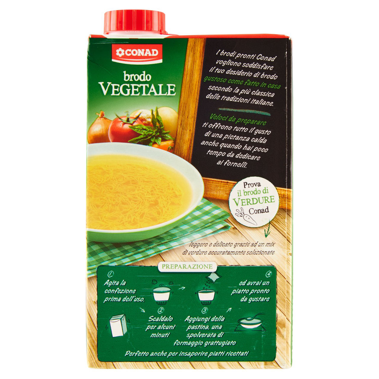 Brodo Vegetale 750 ml Conad in vendita online