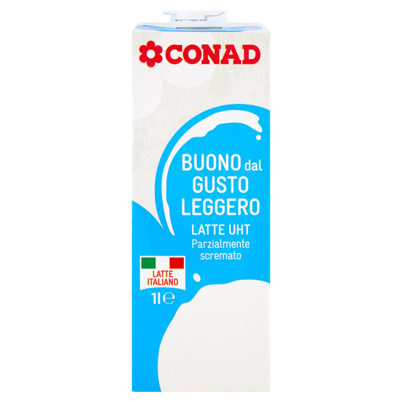 Latte Parzialmente Scremato UHT Leggero 1 l Conad